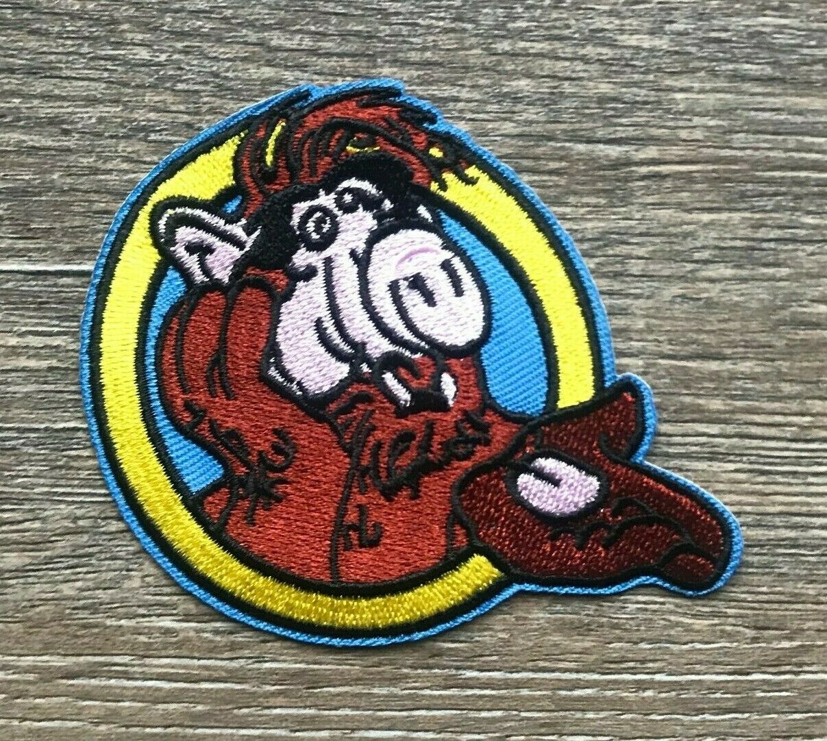 Alf Patch Aufn Her B Gelbild Applikation Comic Serie Kult S Selten