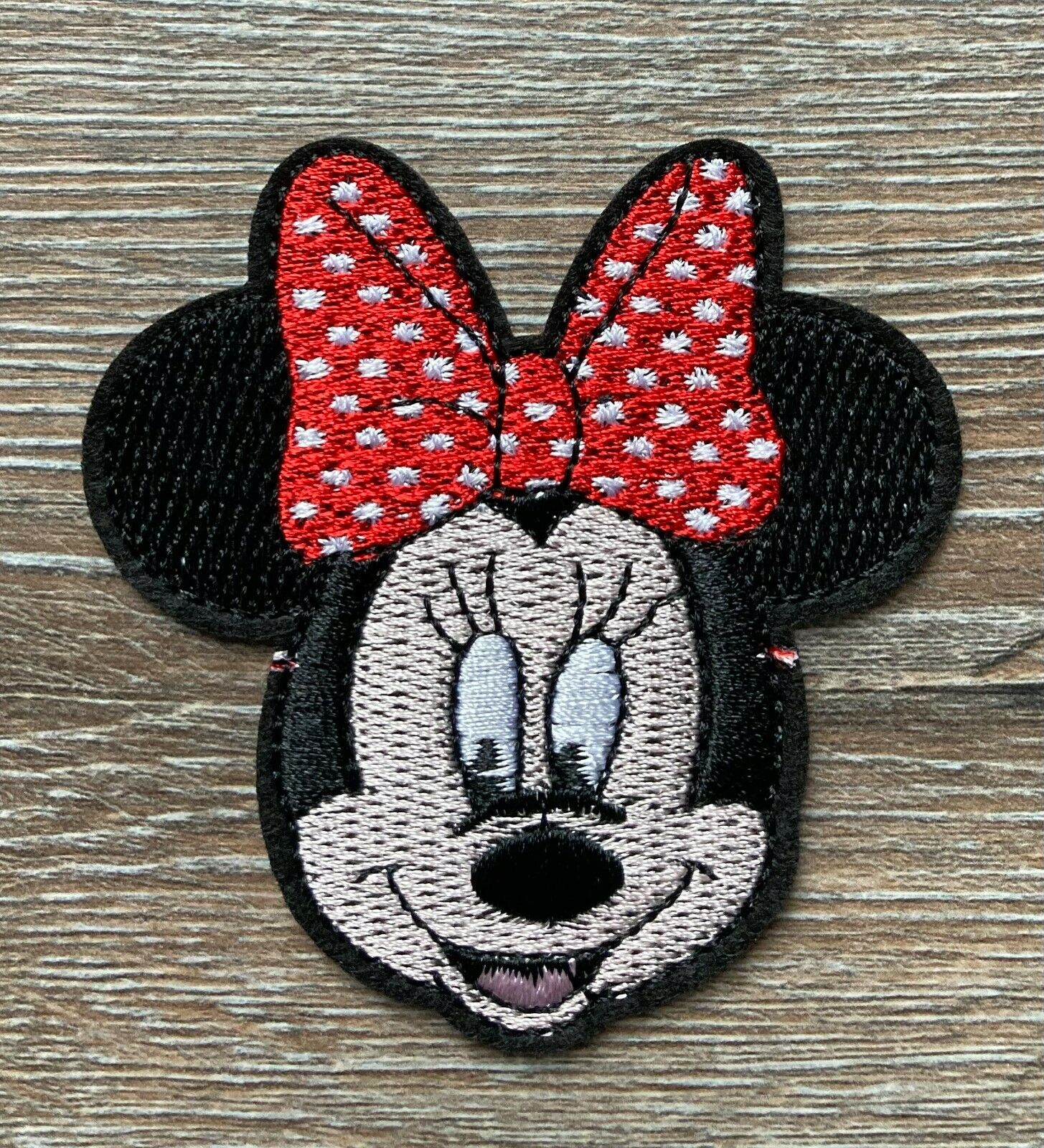 Minnie Maus PATCH Aufnäher Comic Kinder Zeichentrick Figur Micky Mouse 
